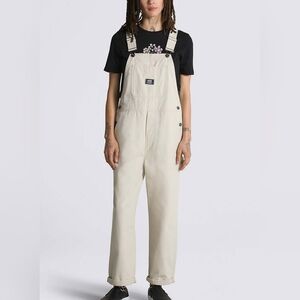 Vans Women's Groundwork Overalls, S, Beige
